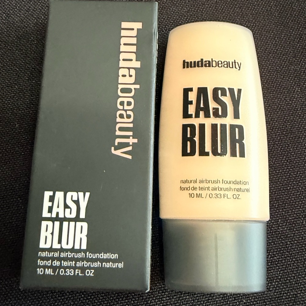 🌻 Huda Beauty 220N Custard Easy Blur Natural Airbrush Foundation New 10ml